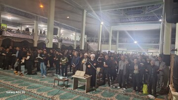 تصاویر/ مراسم احیا شب ۲۱ ماه مبارک رمضان در میاندوآب