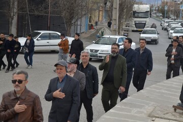 تصاویر/ مراسم عزاداری خیابانی شهادت امام علی (ع) در شهرستان شوط