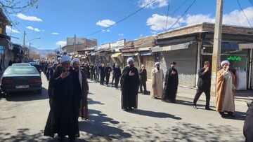 تصاویر/ دسته عزاداری خیابانی به مناسبت شهادت امام علی (ع) در شهرستان چایپاره