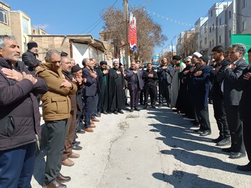 تصاویر/ دسته های عزاداری مولای متقیان حضرت علی علیه السلام در شهر بیجار