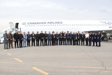 فرودگاه کاشان با پرواز مشهد فعالیت خود را آغاز کرد+ عکس