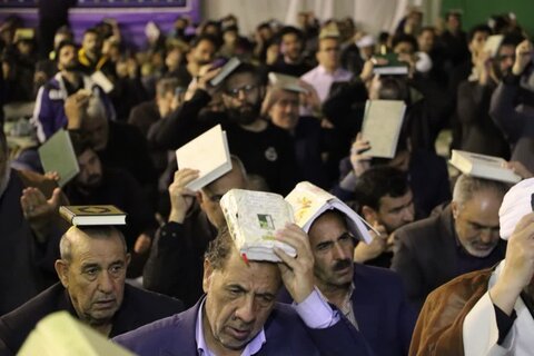 تصاویر مراسم احیای شب بیست و یکم ماه مبارک رمضان در خرم آباد