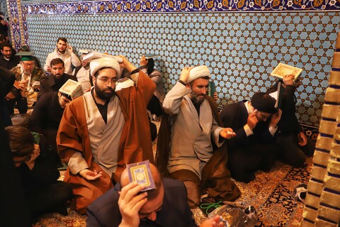 مراسم إحياء ليلة الحادي والعشرين من شهر رمضان المبارك في العتبة المعصومية