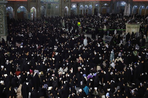 مراسم إحياء ليلة الحادي والعشرين من شهر رمضان المبارك في العتبة المعصومية