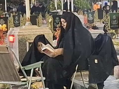 تصاویر/ مراسم احیای شب بیست ویکم ماه مبارک رمضان درگلزارشهدای دارالسلام