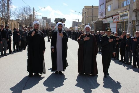 تصاویر/ دسته عزاداری در سالروز شهادت مولای متقیان  در تکاب