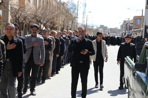 تصاویر/ دسته عزاداری در سالروز شهادت مولای متقیان  در تکاب