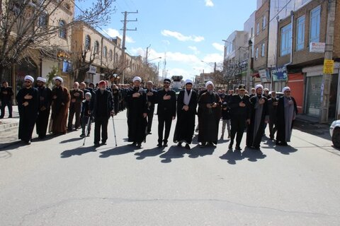 تصاویر/ دسته عزاداری در سالروز شهادت مولای متقیان  در تکاب