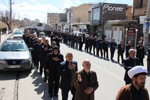 تصاویر/ دسته عزاداری در سالروز شهادت مولای متقیان  در تکاب