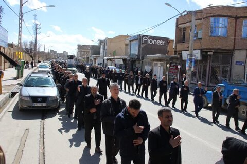 تصاویر/ دسته عزاداری در سالروز شهادت مولای متقیان  در تکاب