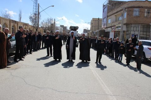 تصاویر/ دسته عزاداری در سالروز شهادت مولای متقیان  در تکاب