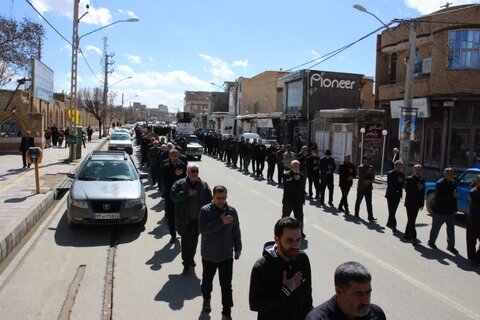 تصاویر/ دسته عزاداری در سالروز شهادت مولای متقیان  در تکاب