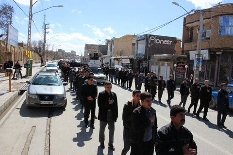 تصاویر/ دسته عزاداری در سالروز شهادت مولای متقیان  در تکاب