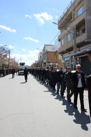تصاویر/ دسته عزاداری در سالروز شهادت مولای متقیان  در تکاب