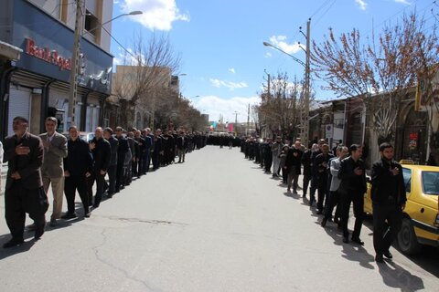 تصاویر/ دسته عزاداری در سالروز شهادت مولای متقیان  در تکاب