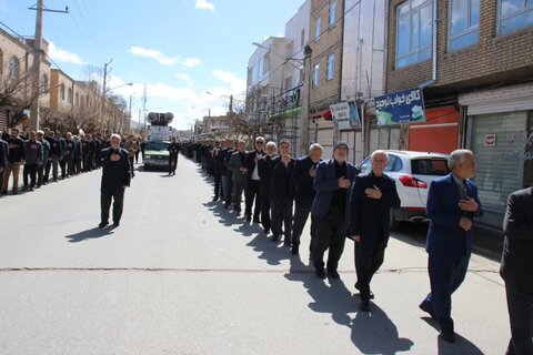 تصاویر/ دسته عزاداری در سالروز شهادت مولای متقیان  در تکاب