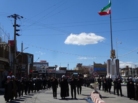 تصاویر/ دسته عزاداری مردم چهار برج در سوگ شهادت امیرالمومنین علیه السلام