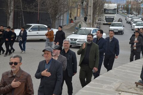 تصاویر/ مراسم عزاداری خیابانی شهادت امام علی (ع) در شهرستان شوط