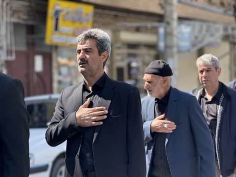 تصاویر/ عزاداری خیابانی شهادت حضرت امیرالمؤمنین امام علی علیه‌السلام در سلماس