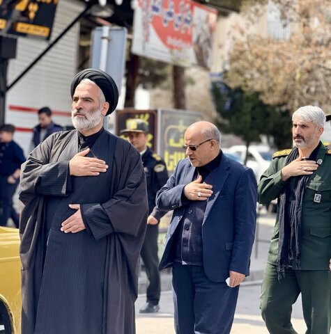 تصاویر/ عزاداری خیابانی شهادت حضرت امیرالمؤمنین امام علی علیه‌السلام در سلماس