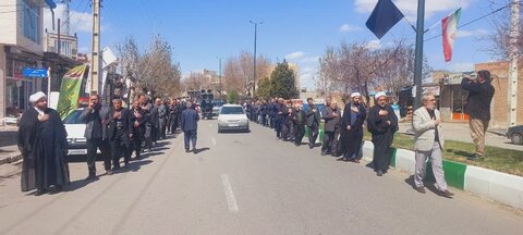 تصاویر/ مراسم عزاداری خیابانی مردم شهر کشاورز در سالروز شهادت امام علی (ع)