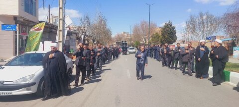 تصاویر/ مراسم عزاداری خیابانی مردم شهر کشاورز در سالروز شهادت امام علی (ع)