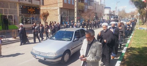 تصاویر/ مراسم عزاداری خیابانی مردم شهر کشاورز در سالروز شهادت امام علی (ع)