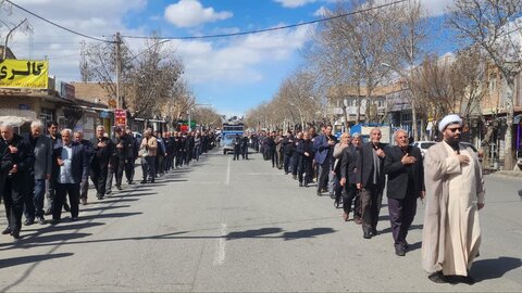 تصاویر/ دسته عزاداری خیابانی به مناسبت شهادت امام علی (ع) در شهرستان چایپاره