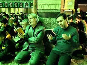 تصاویر/ برگزاری مراسم شب قدر  در حسینیه مقدسه سنندج