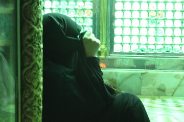 تصاویر/ شبی زیر باران رحمت، در حریم امامزادگان شهر جوپار