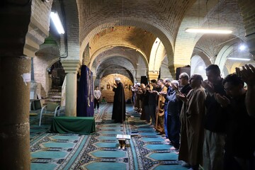 تصاویر / حضور امام جمعه همدان در جمع معتکفین