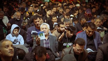 فیلم| مراسم احیای شب بیست و سوم ماه مبارک رمضان درآستان هلال بن علی(ع)