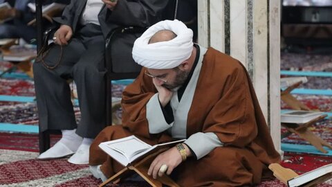تصاویر/ بیست و دومین روز از برگزاری جزء خوانی قرآن کریم در شاهین دژ
