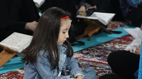 تصاویر/ بیست و دومین روز از برگزاری جزء خوانی قرآن کریم در شاهین دژ