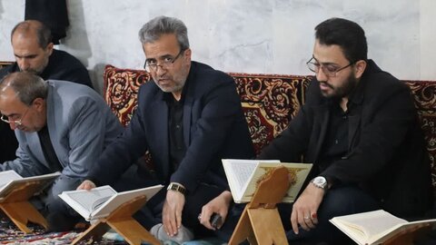 تصاویر/ بیست و دومین روز از برگزاری جزء خوانی قرآن کریم در شاهین دژ