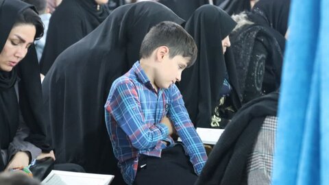 تصاویر/ بیست و دومین روز از برگزاری جزء خوانی قرآن کریم در شاهین دژ