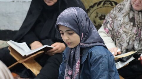 تصاویر/ بیست و دومین روز از برگزاری جزء خوانی قرآن کریم در شاهین دژ