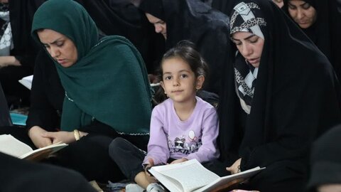 تصاویر/ بیست و دومین روز از برگزاری جزء خوانی قرآن کریم در شاهین دژ