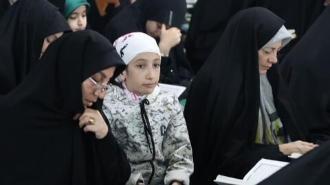 تصاویر/ بیست و دومین روز از برگزاری جزء خوانی قرآن کریم در شاهین دژ