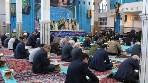 تصاویر/ بیست و دومین روز از برگزاری جزء خوانی قرآن کریم در شاهین دژ