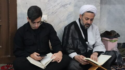 تصاویر/ بیست و دومین روز از برگزاری جزء خوانی قرآن کریم در شاهین دژ