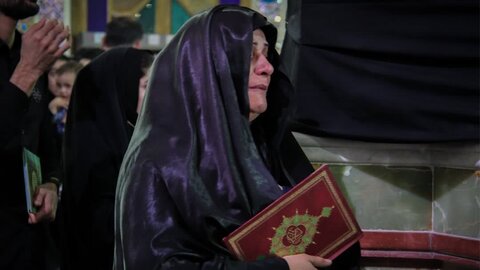 تصاویر/ مراسم بیست‌ و سوم ماه مبارک رمضان، در حرم محمد هلال بن علی(ع)