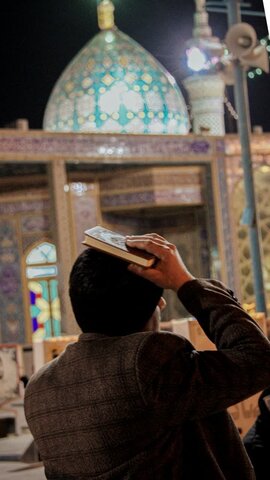 تصاویر/ مراسم بیست‌ و سوم ماه مبارک رمضان، در حرم محمد هلال بن علی(ع)