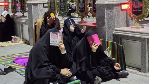 تصاویر/مراسم احیای شب بیست وسوم رمضان در گلزار مطهر شهدای دارالسلام کاشان