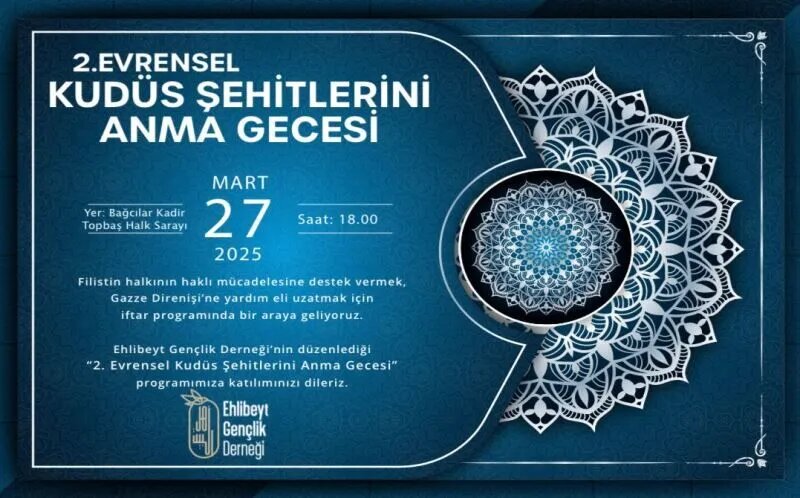 Ehlibeyt Gençlik Derneği’nden Davet!