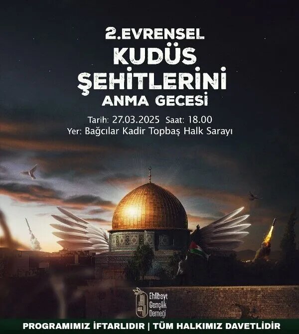 Ehlibeyt Gençlik Derneği’nden Davet!