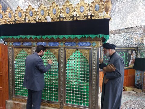 بازدید مدیر و معاونان اوقاف لرستان از بقاع متبرکه این استان