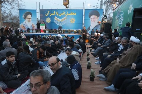 تصاویر/ محفل بزرگ قرآنی و افطاری امت وحدت و مقاومت در ارومیه