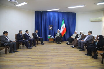 تصاویر / دیدار اعضای شورای اسلامی شهر قم با آیت الله اعرافی