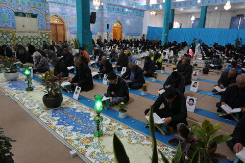 تصاویر /  مراسم جزء خوانی قرآن در آستان امامزاده نرمی اصفهان